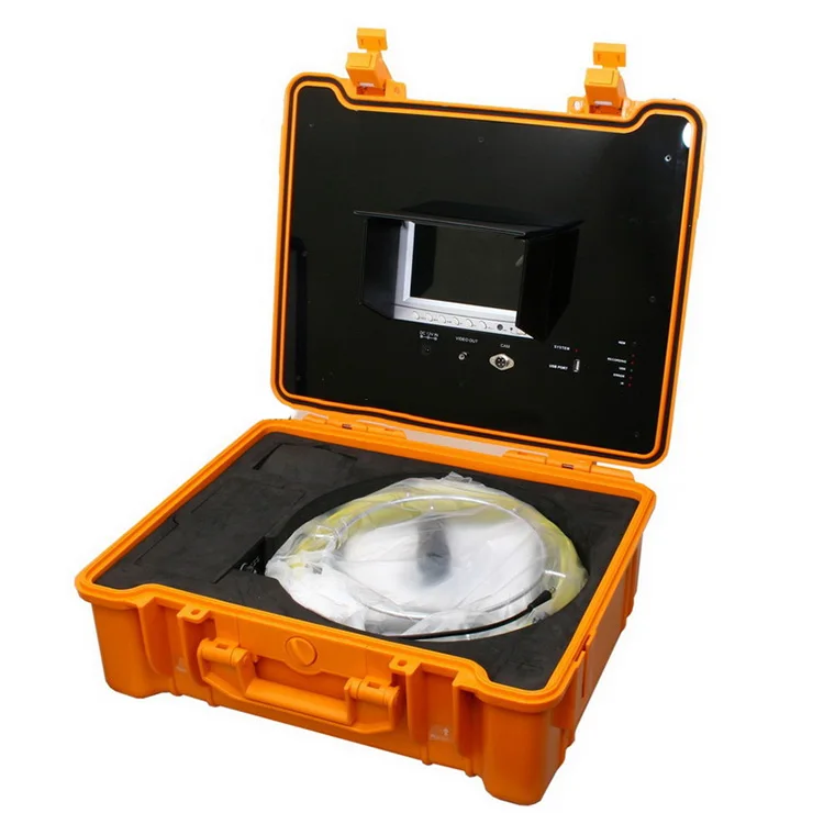 Dropshipping 60 View Angle Deep 20m, 30m , 40m Underwater Endoscope Lens Drain Cctv Video Recording Pipeline Inspection Camera