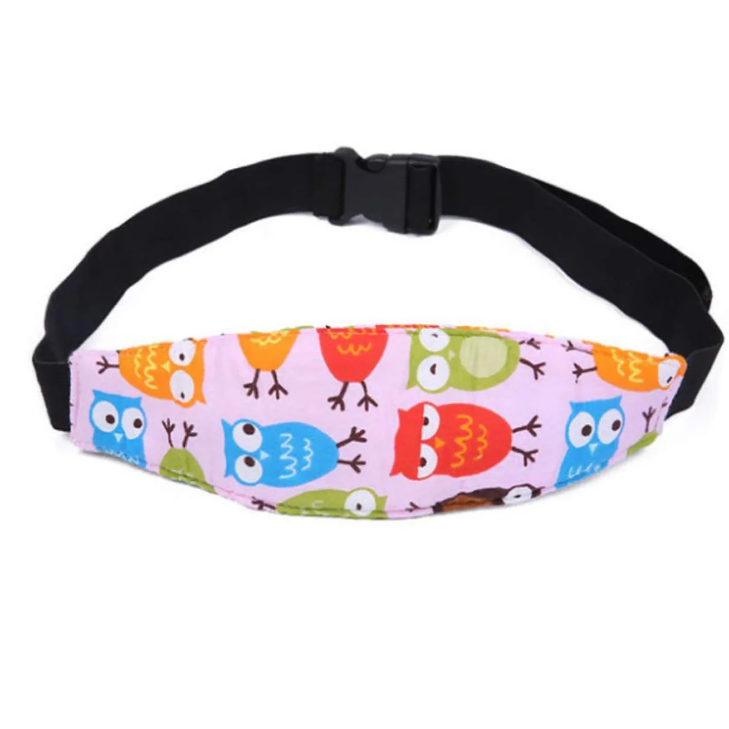 100% Cotton Adjustable Practical Baby Sleeping Safety Infants Car Seat Neck Relief Holder Belt for Baby Head Support