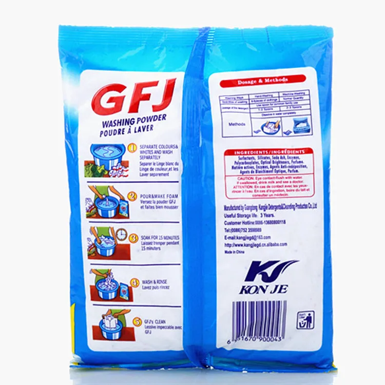 900g Washing Powder Customized Formula Laundry Detergent Powder