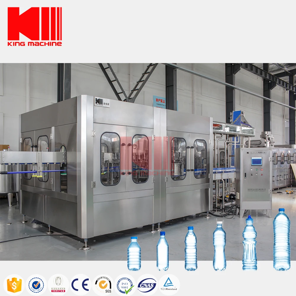Factory Direct Sales Rotary Drinking Water Automatic Bottling Filling Capping Labeling Machine Production Line