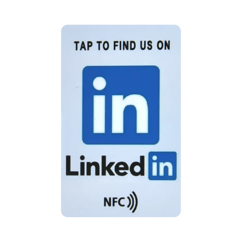 Customized 13.56mhz Nfc Black Business Card Plastic PVC 215/213 Nfc Card Visiting Review Card