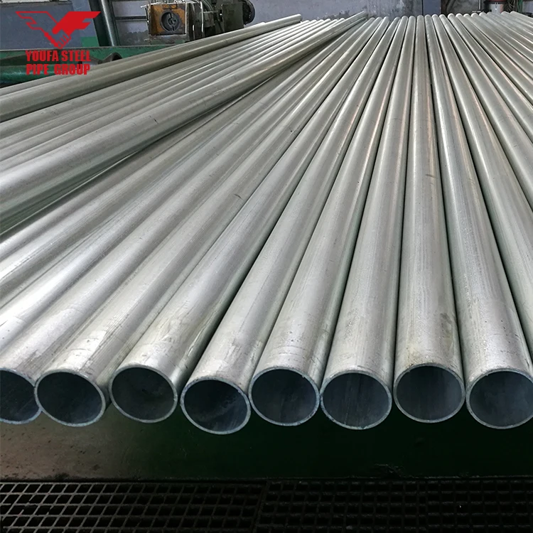 Высококачественная круглая стальная труба bs1387 GI спецификация оцинкованная стальная труба