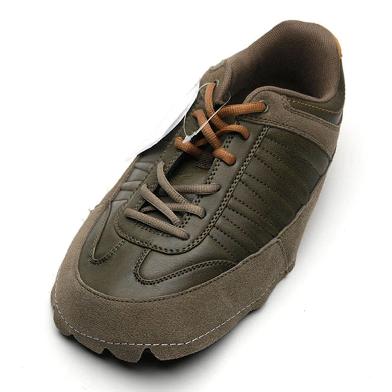 Massive Wear resistant semi finished breathable black embossed buffalo leather safety shoe upper