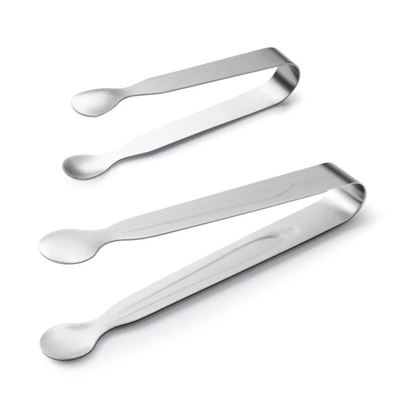 Stainless Steel Sugar Tongs Ice Tongs Mini Serving Tongs for Tea Party Coffee Bar Kitchen