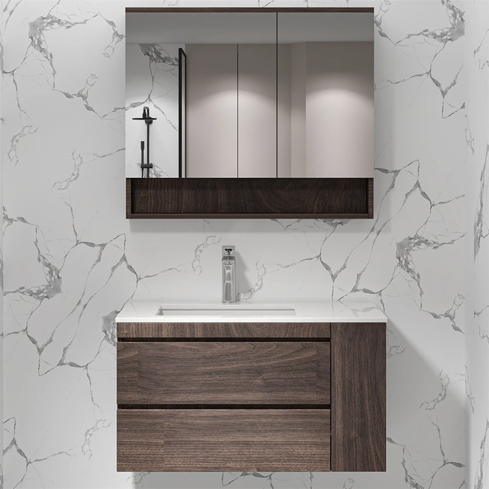 Wooden Triangle Sink Antique Bathroom Furniture
