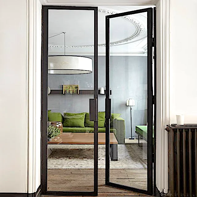 ALUFRONT Highly Thermally Insulated Design Slimline System Aluminum Glass Doors