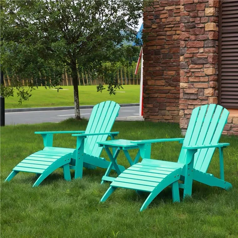 Wholesale Modern Outdoor Furniture Wooden Adirondack Garden Folding Chairs Sofa Garden Chair Set
