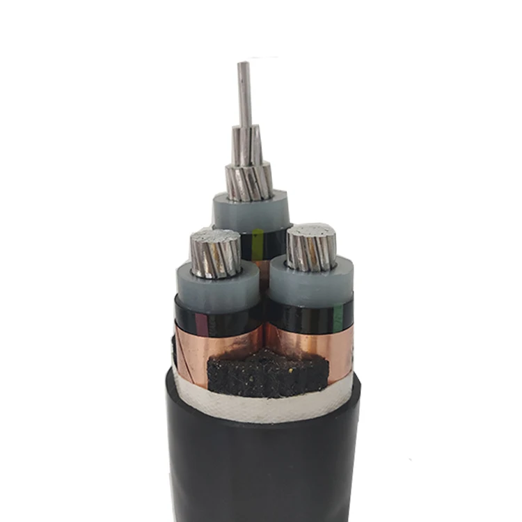 Underground Copper Conductor XLPE Medium Voltage Power Cables Insulated
