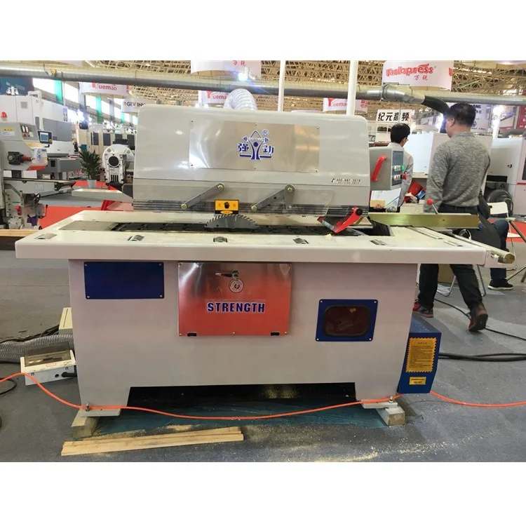 High quality straight line cutting saw wood machine