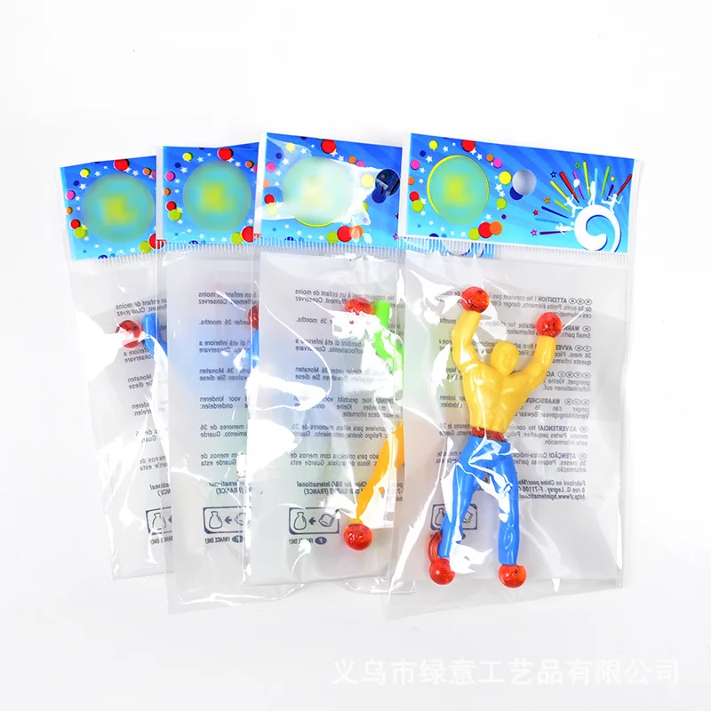 Window Crawler Multicolored Sticky Action Figure Rolling Men  Toys for Party Favor Random Color