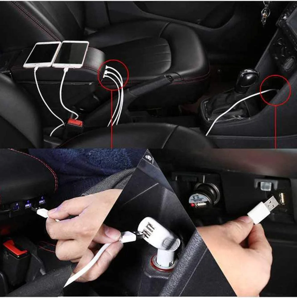 Автомобильный подлокотник консоль коробка для хранения с USB зарядкой Suzuki Jimny JB64/JB74 2018 +