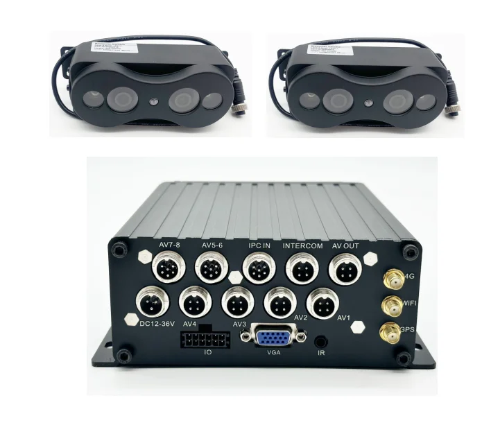 3D Vehicle 2 Doors 4G GPS Passenger Counters Easy Installation bus information systems people counting system