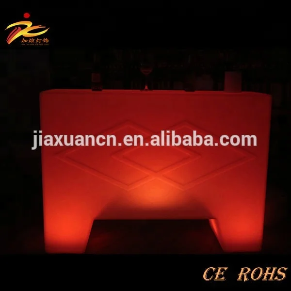 
Different color screen printing logo lamp led bar counter lamp, rechargeable led table 
