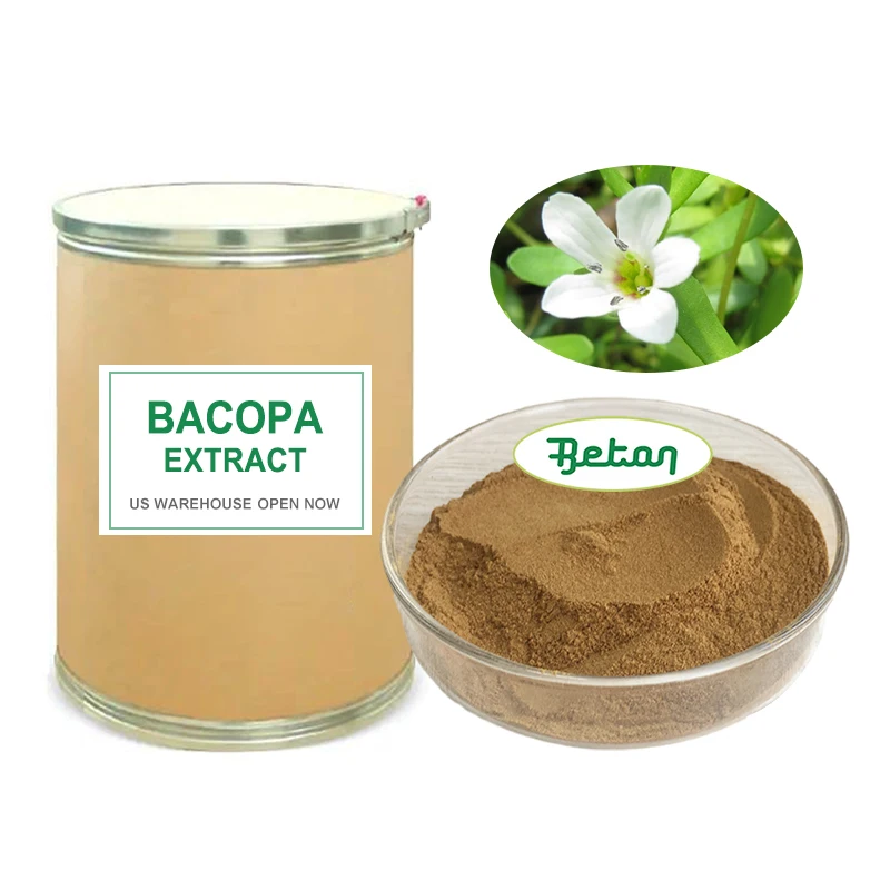 Кошерный 10:1 20:1 порошок натуральный сапонин Bacopa Monnieri