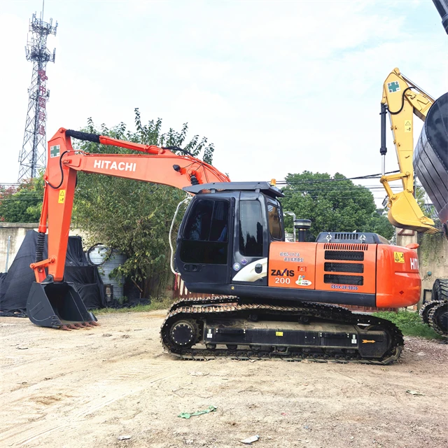 Low Working Hours Hitachi Excavator Zaxis 200 Used Hitachi ZX200 Excavator For Sale