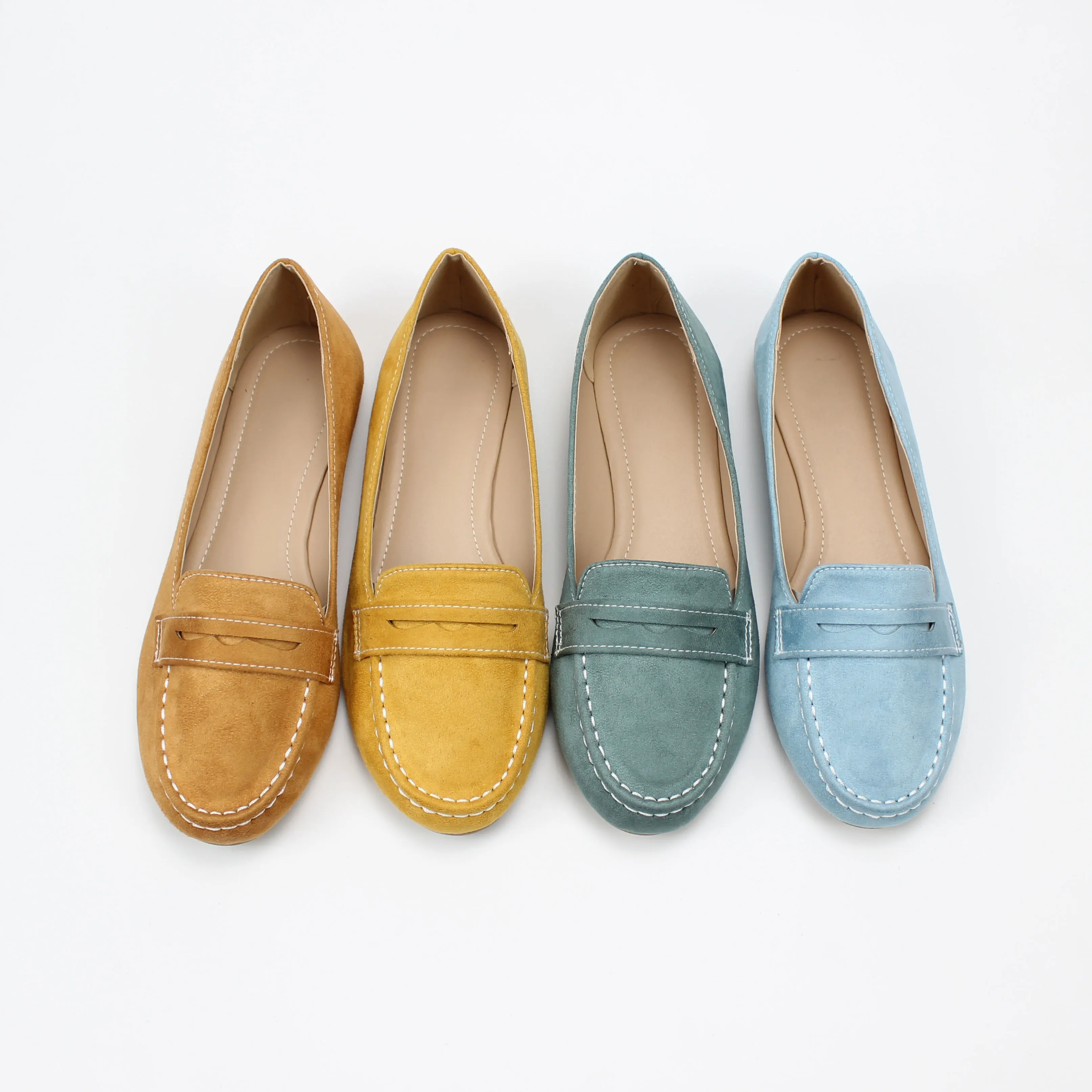 
upper microfiber casual woman TPR outsole woman shoe 