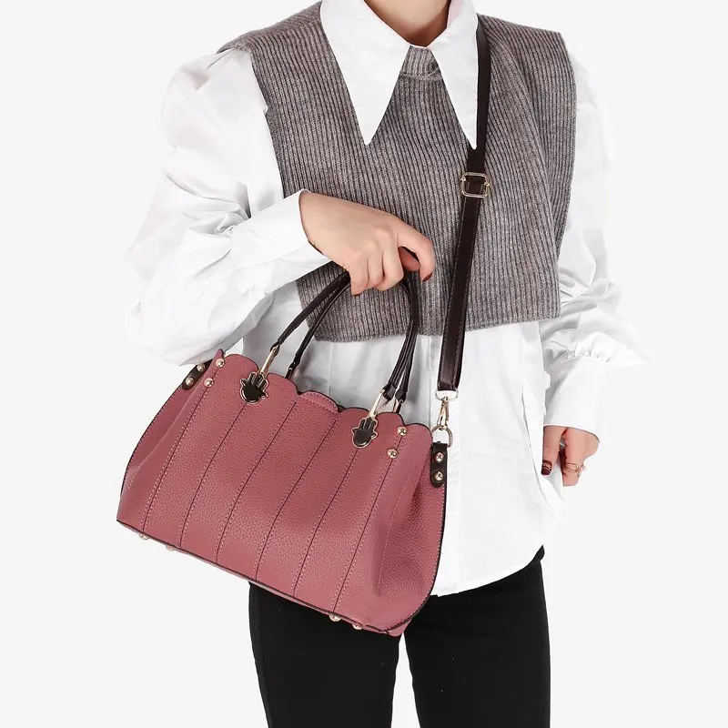 2022 New Fashion handbag sets 4 pieces lady hand bags high capacity crossbody bags 4 in one bag set ladies handbag set handbag