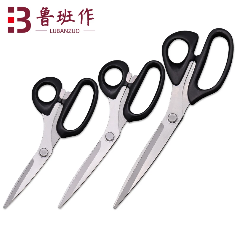 plastic handle design wholesale metal stainless steel fabrics cutting tailors sewing tailoring scissors