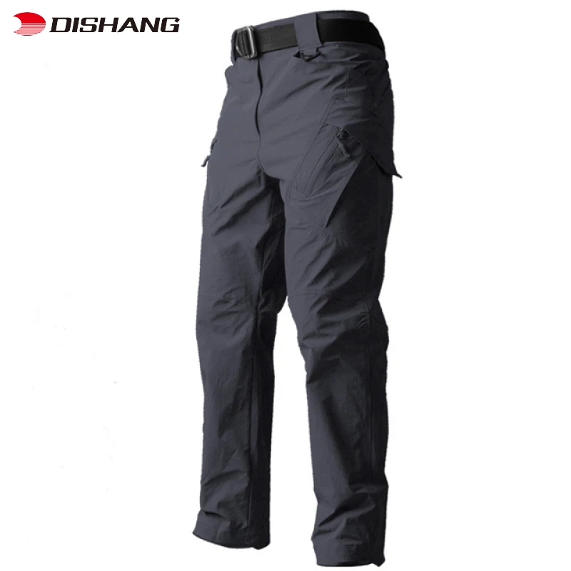 Male special forces camouflage overalls Outdoor multi bag pants Wear resistant training pants
