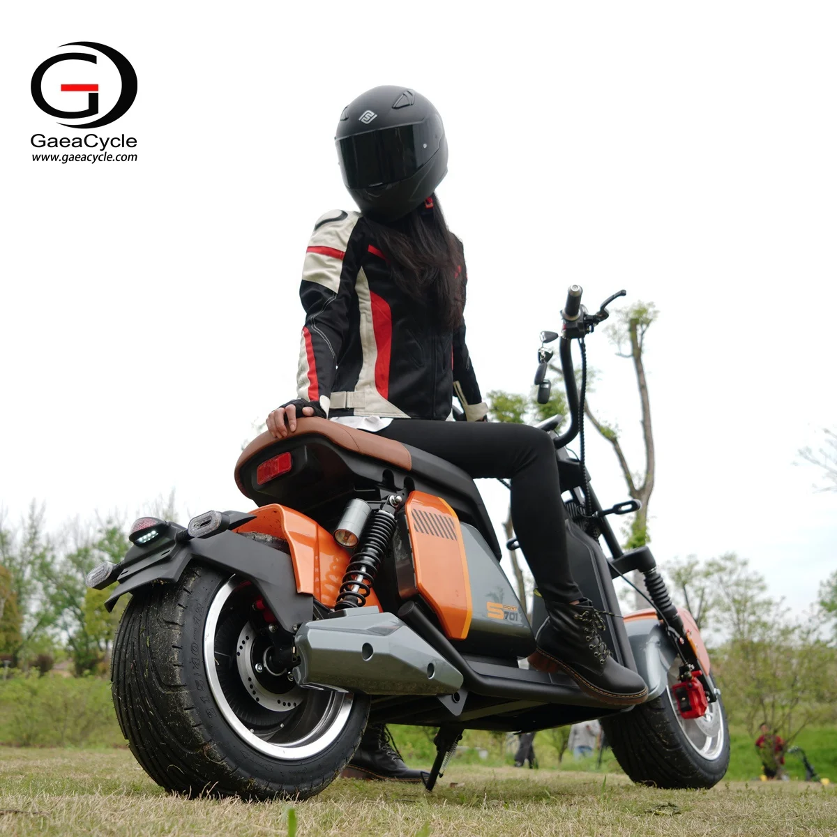 Europa Warehouse Gaea Citycoco Sport 701 EEC Electric Scooter 3000w 60v 30ah with High Speed 70km/h