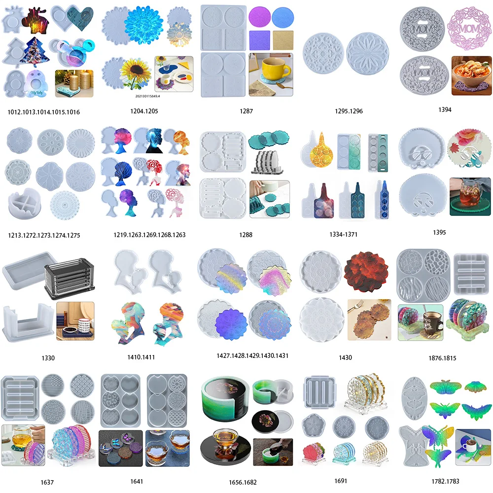 Wholesale Home Decoration DIY Fruit Plate Dish Tray Crystal Plaster Epoxy Resin Silicone Mold