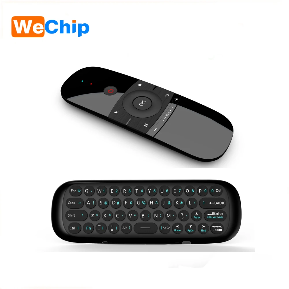 
Wechip best selling wechip w1 smart fly air mouse Mini keyboard Remote control 2.4g 