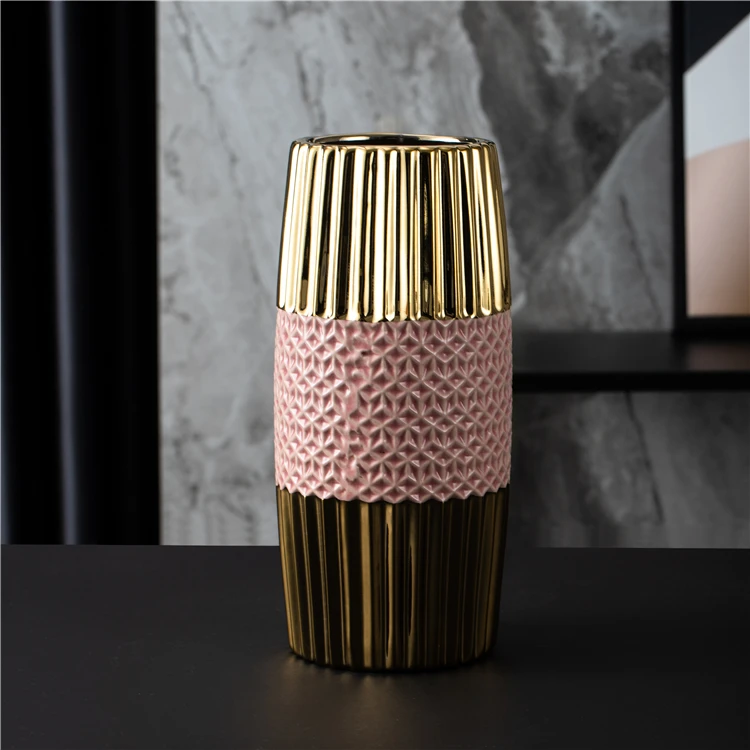 Nordic Minimalist Custom Creative Bud Porcelain Vase Hotel Ornaments Tabletop Decorative Ceramic Vases for