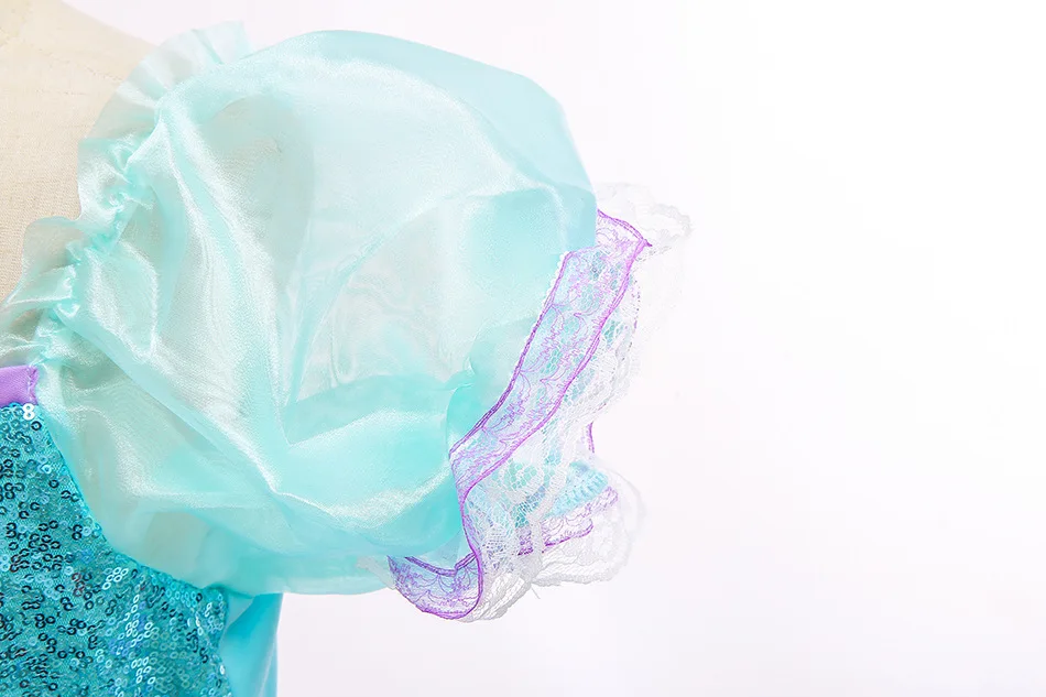 New Princess Baby Girls Kids Mermaid Costume Carnival Birthday Kids girl mermaid Halloween Christmas Children TV movie costume