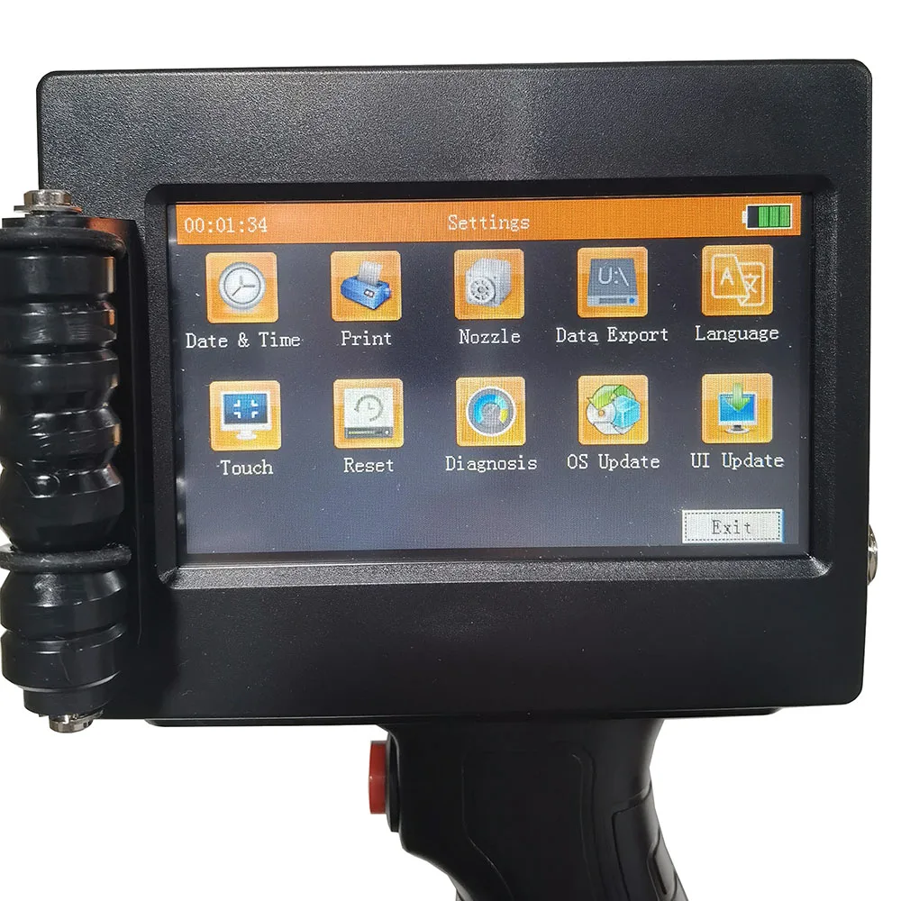 Coditeck 22 languages factory price 12.7mm handheld inkjet printer gun