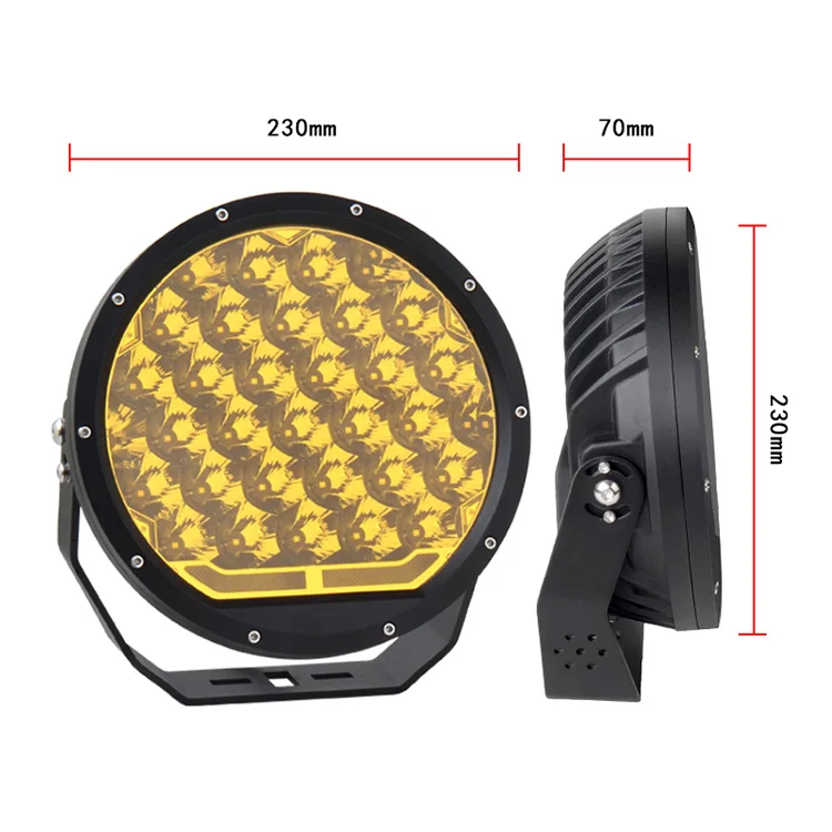 Made in China super bright headlight 95w 7 inch round led worklight with DRL for car and motorcycle