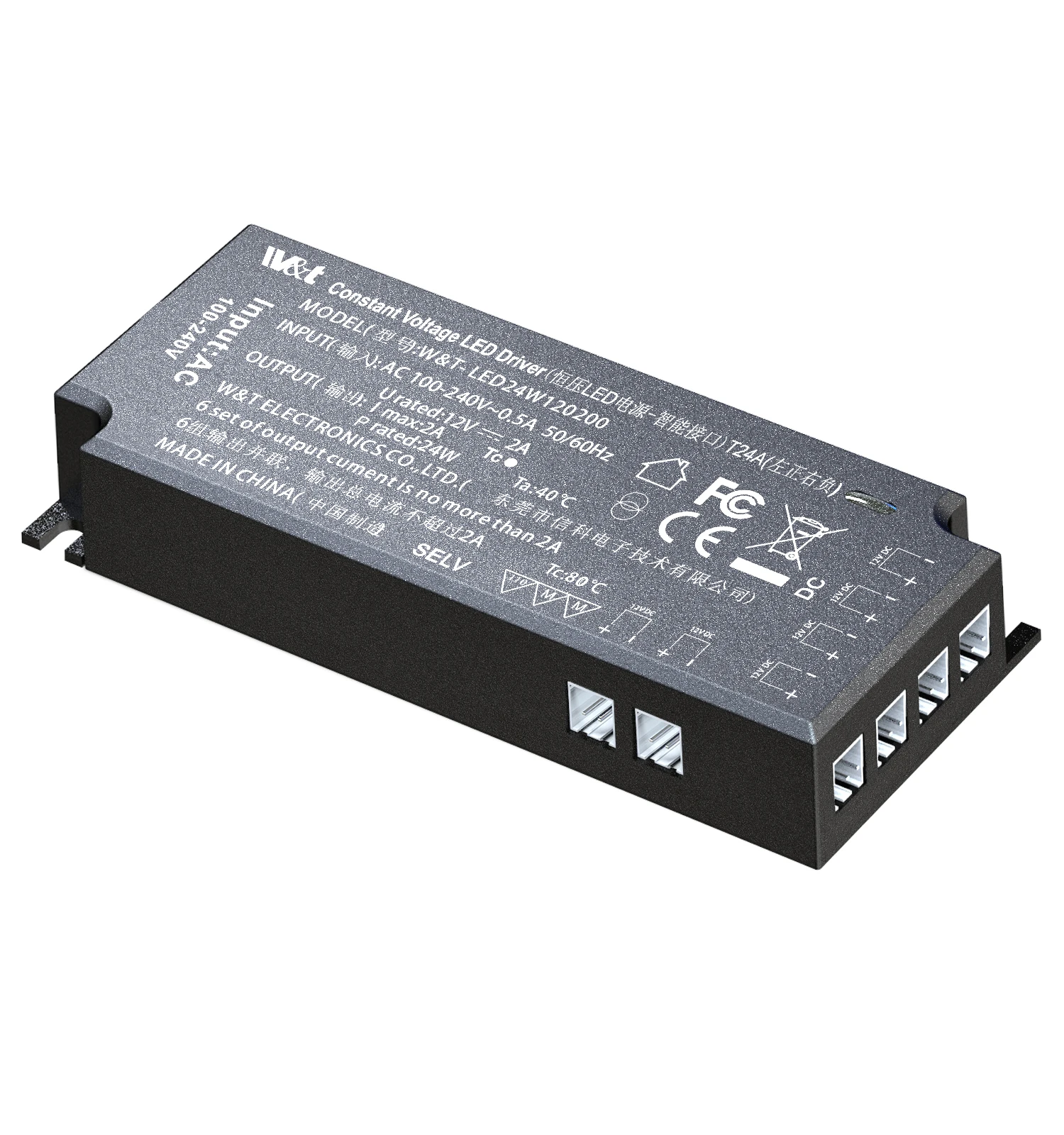 Ul CE GS KC UKCA approval PVC enclosure ic chip flood light tublight luminaire 12w 18w 20w 24w power supply led driver 24v 12v