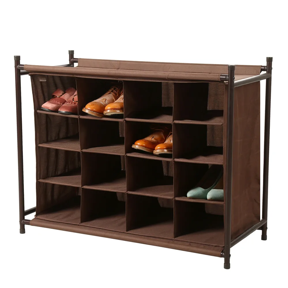 Home Organizer Storage with Dividers Detachable Folding Shoe Rack