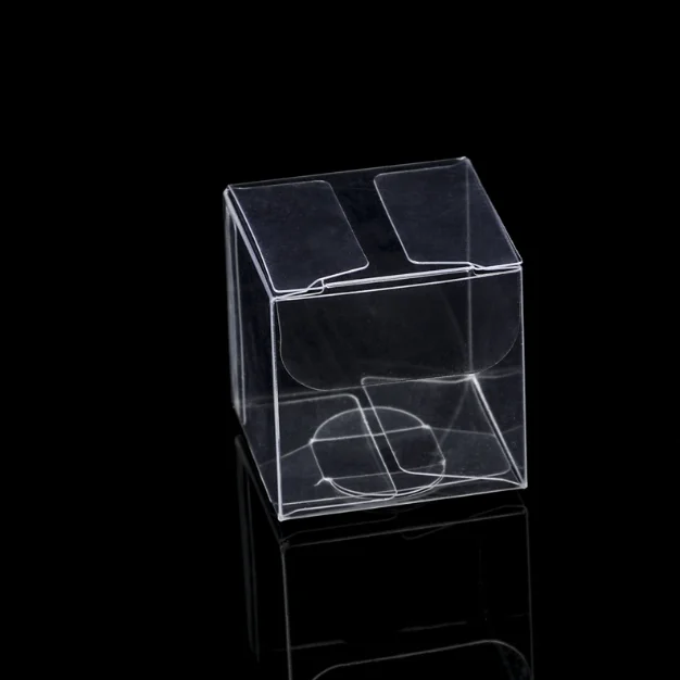 Packaging Clear Recycled Plastic Transparent Folding Window Custom Logo Customized Design Acetate Box RPET PVC PET PP Gift Wrap
