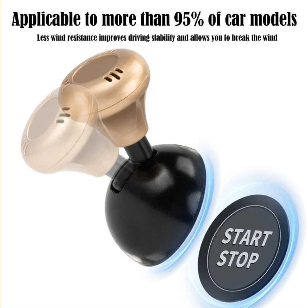 Metal Automotive Engine One-Touch Start Button Air Freshener Car Joystick Push Start Button Rocker Car Joystick Starter