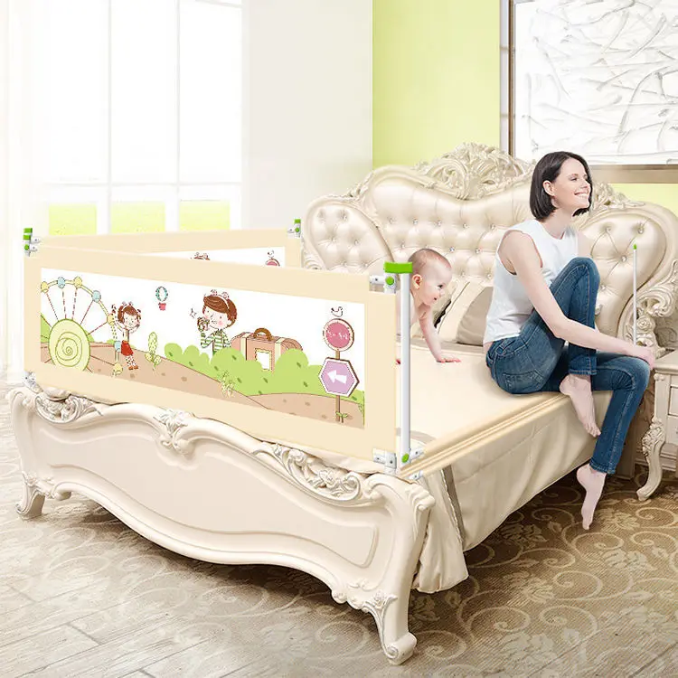 New Safety Side Railing Fence Collapsible Baby Bed Rail For Toddlers