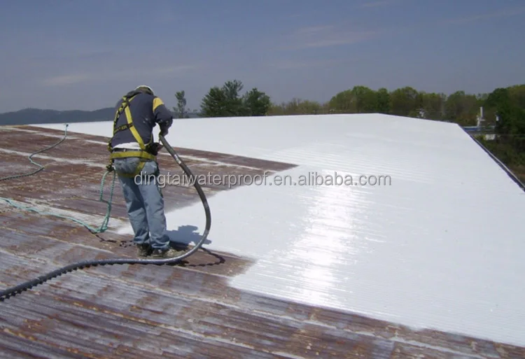 One component Oil based polyurethane waterproof coating Solvent PU Waterproofing Coating for flat roof