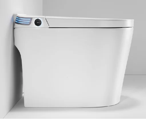 American Standard Modern Foot Sensor Sanitary Ware Automatic Ceramic Bathroom WC Floor Mounted Smart Toilet With Tank