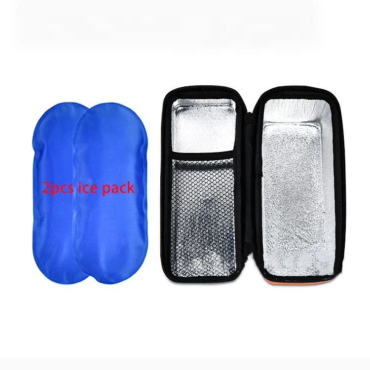 Diabetic insulin cooler travel case