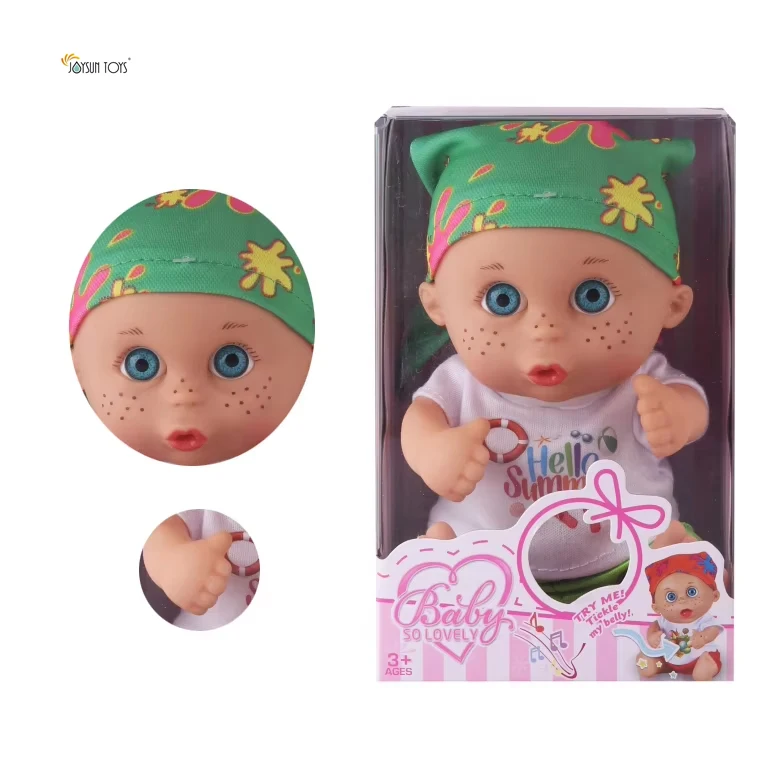 Cheap skinned Doll Baby Silicone  8 Inch  Lifelike Singing Baby Doll Soft Body Musical Baby Dolls