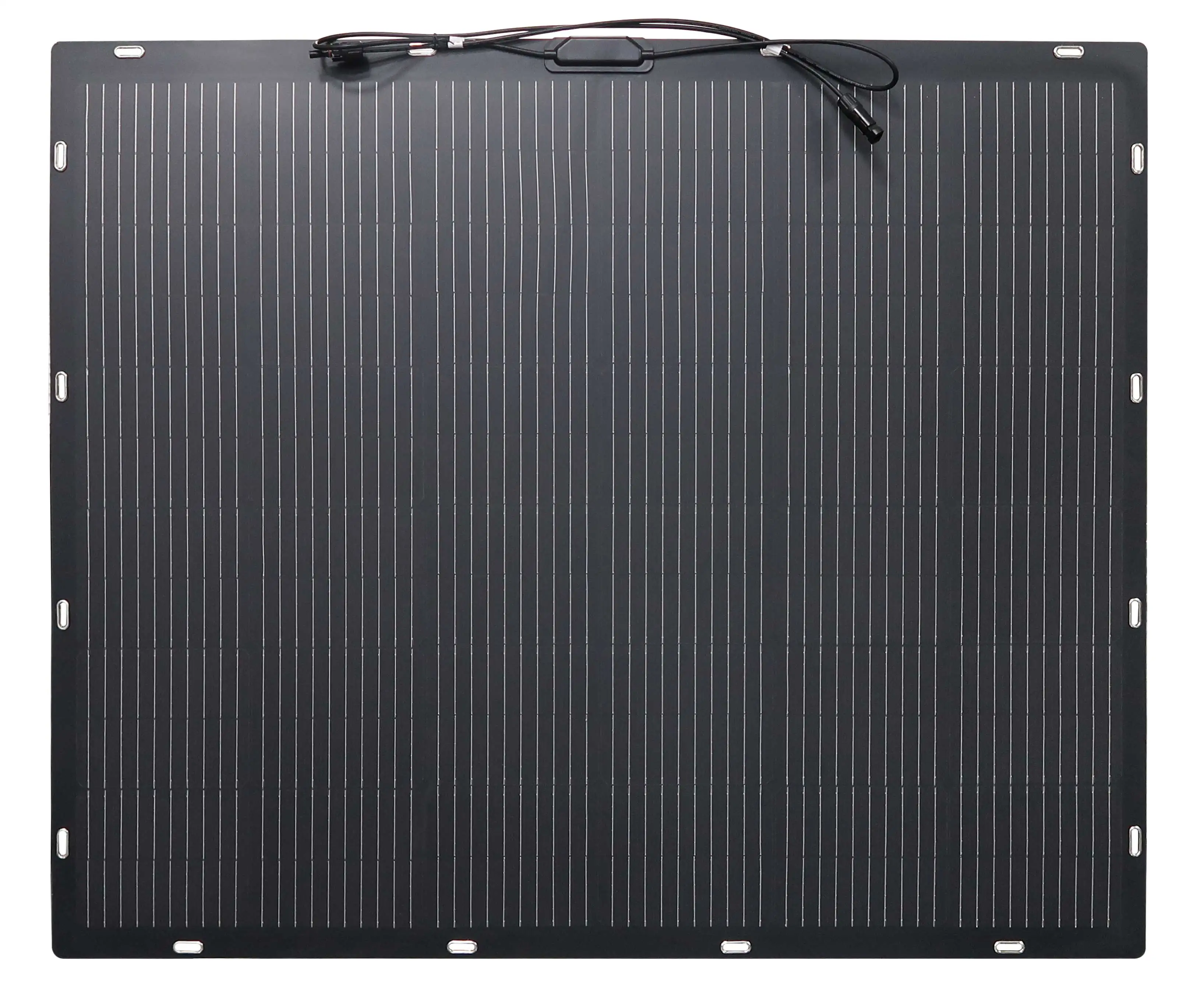 ETFE Solar Panels 100W 200W 250W Flexible Solar Panel Kit Narrowboats For Boats Roof With Cables