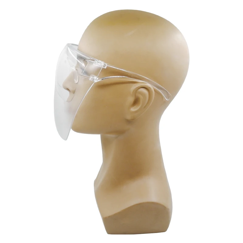 
Face shield with frosted front gace shield anti fog protector facial con lentes 