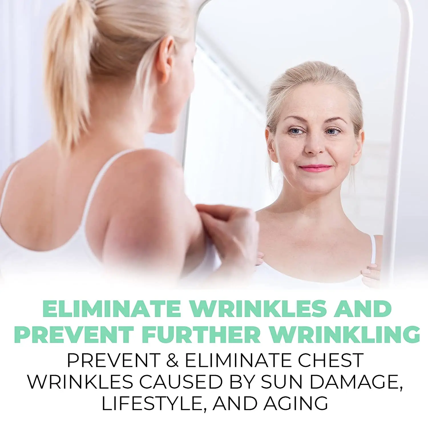 Anti Wrinkle Reusable Anti Age Premium treatment Collagen And Skin Repair Self Adhesive chest Pads