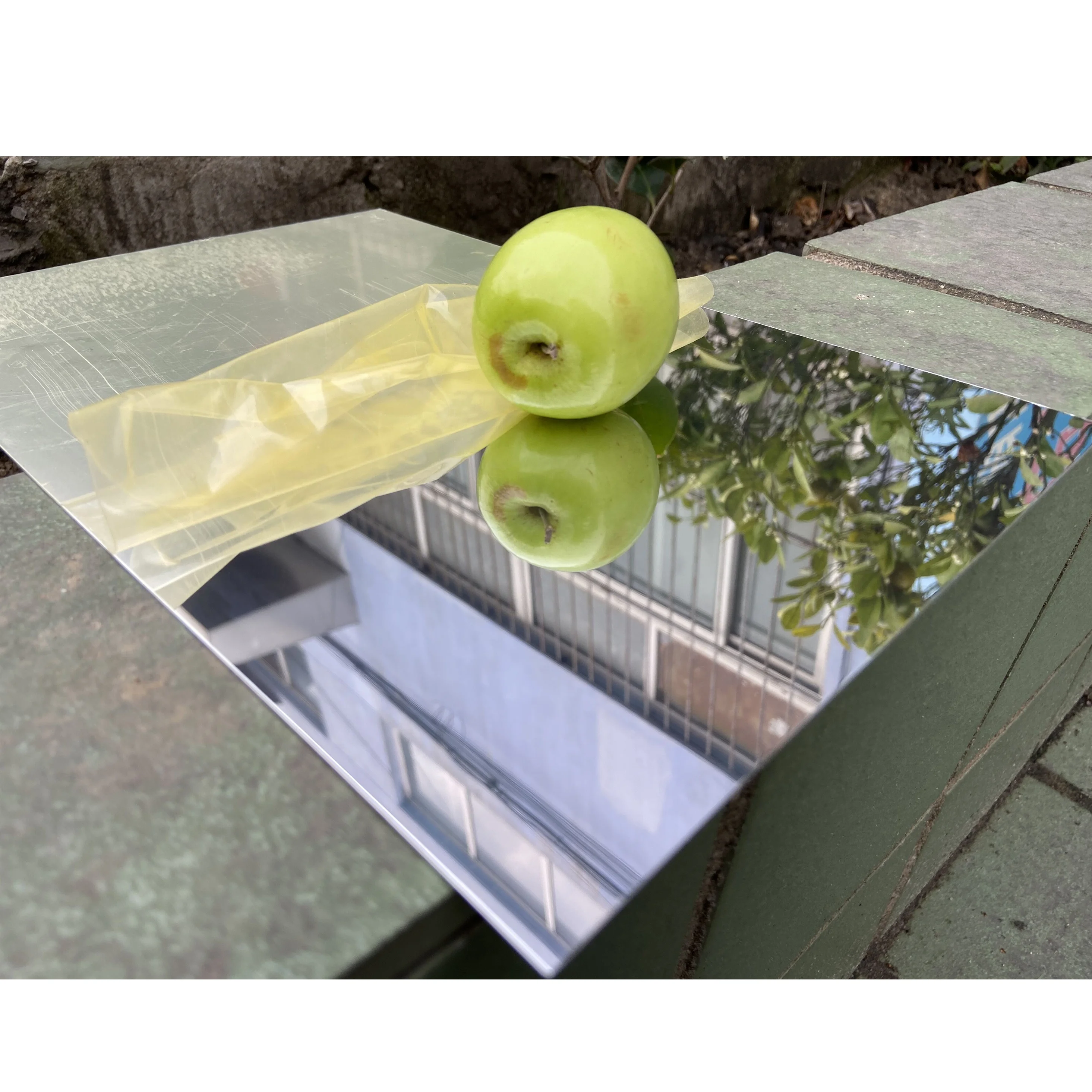 mirror hammered aluminum embossed sheet for parabolic reflector