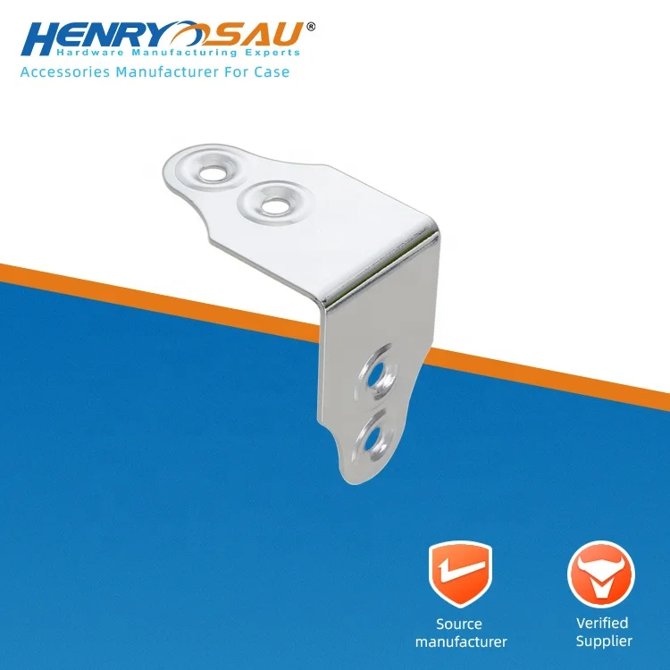 Four-Hole Clamp With Rivet Protectors Linen plum blossom right angle code steel corner code