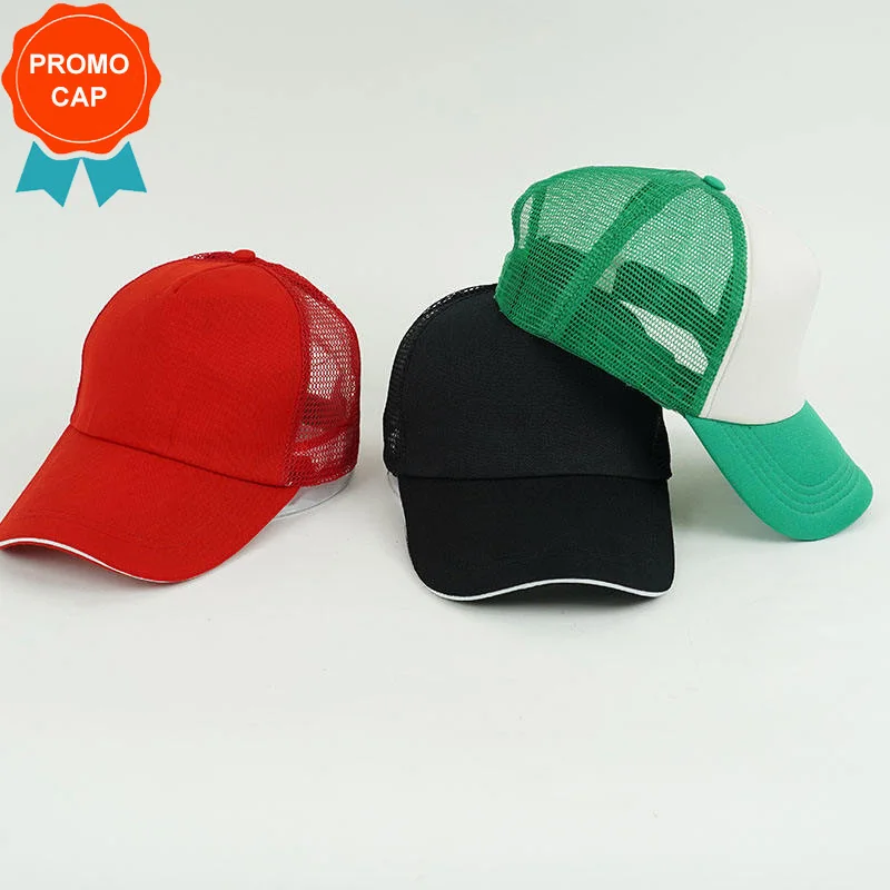 Wholesale high quality custom logo 5 panel embroidered mesh base ball hat  blank foam trucker hats