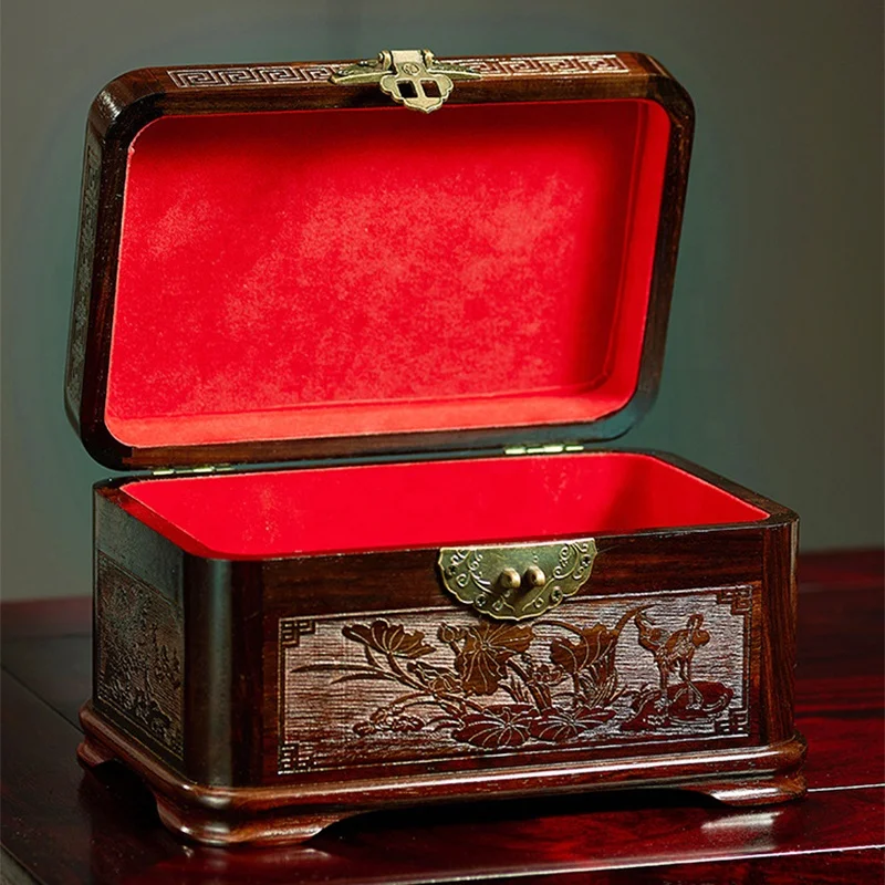 Wooden Jewelry Box With Brass Work Wooden Jewelry Box Hand Crafted Wooden Jewelry Box Brass Work