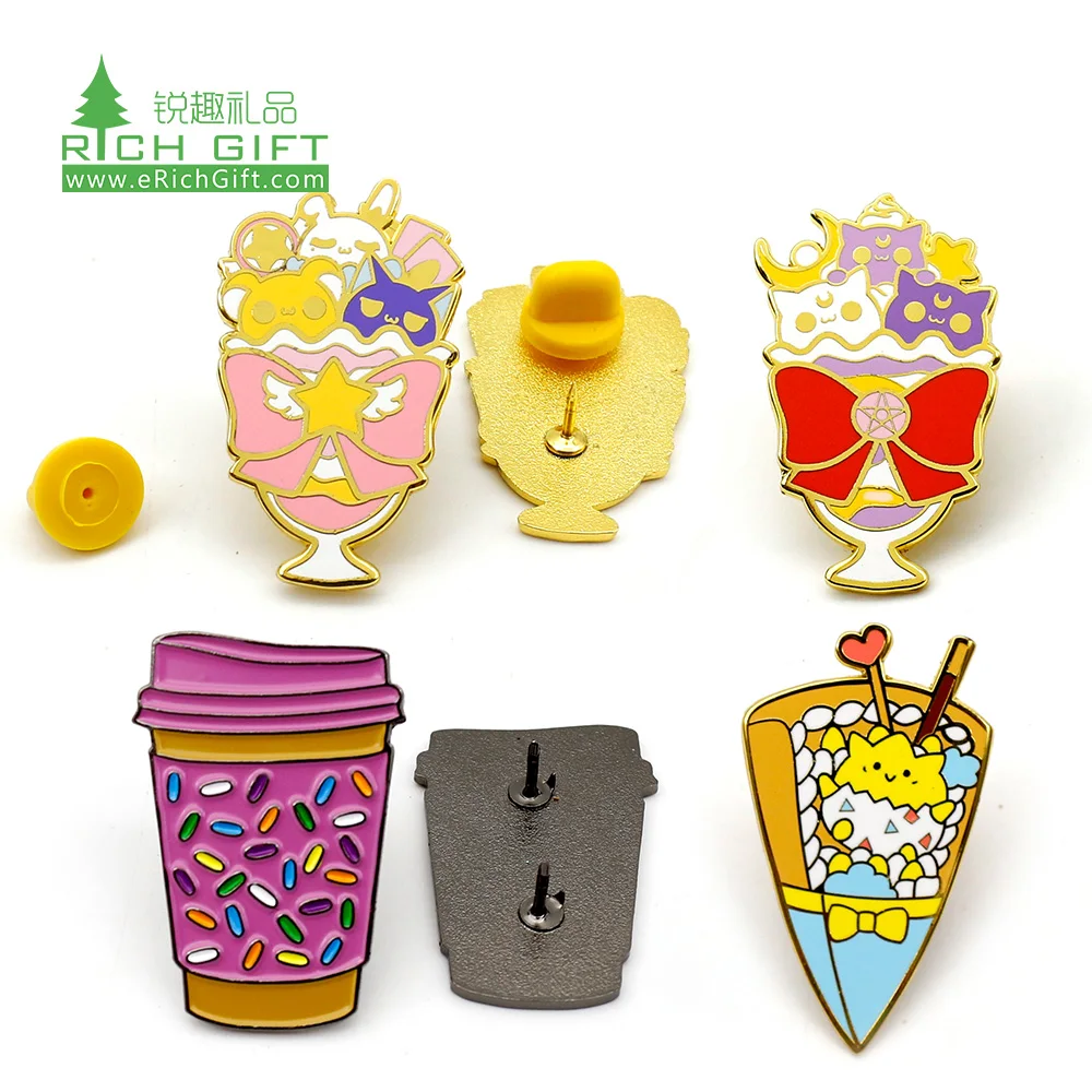 Manufacture Made Kpop Metal Hard Soft Lapel Pin Badge Medical 3d Logo Funny Cute Anime Custom Enamel Pin