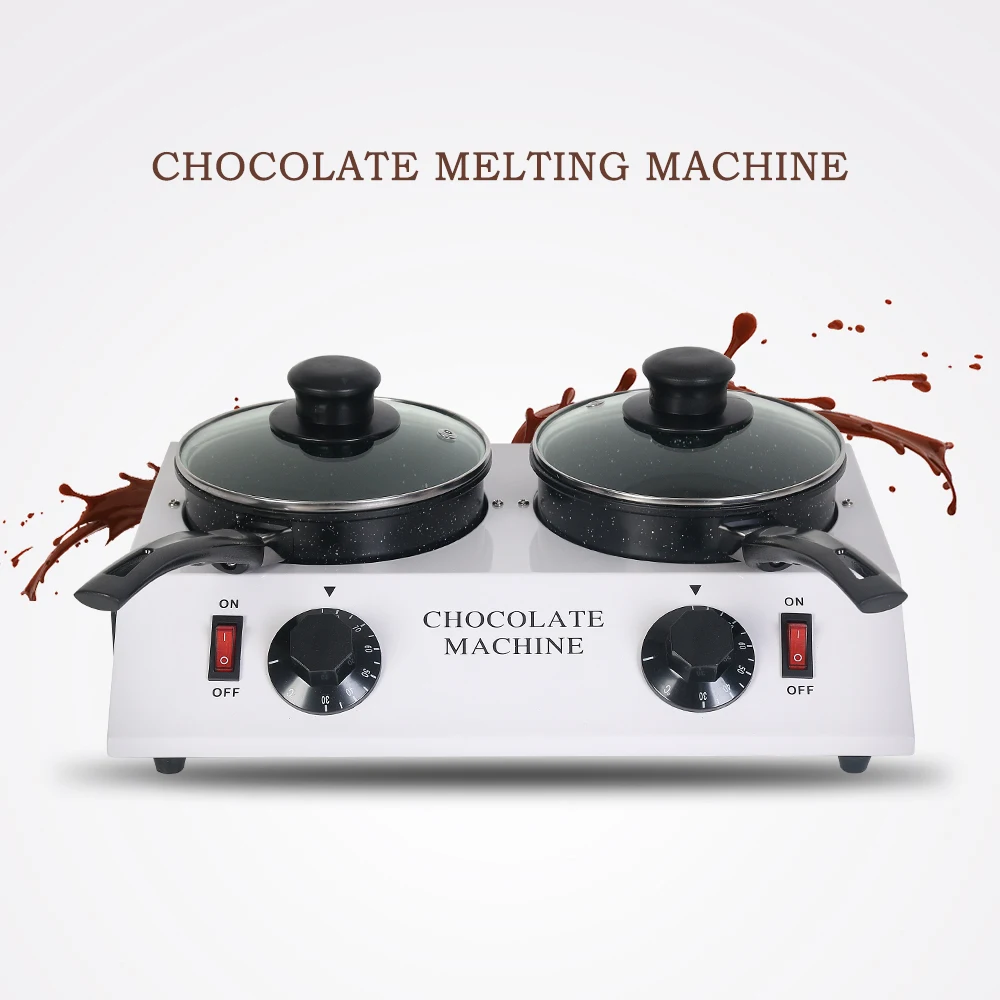  Gzkitchen 80 Вт мини электрический сбивальная машина двойной горшки керамические антипригарный горшок закалки цилиндр плавильная печь