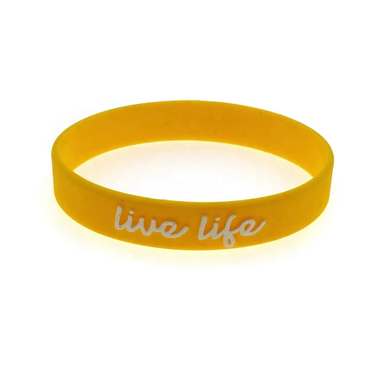 
Sedex Factory bracelet manufacturer embossed engraved silicone bracelet 