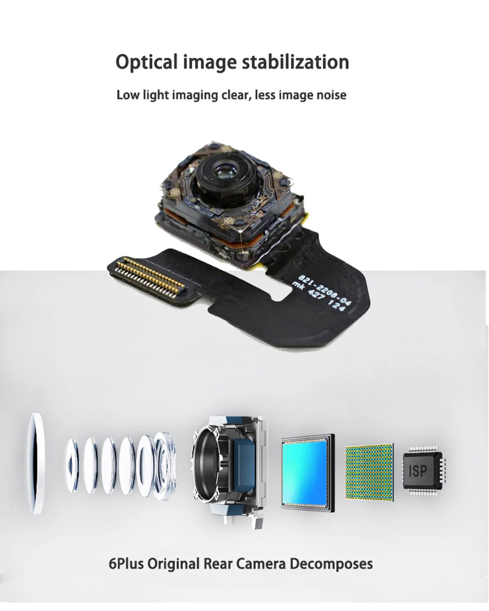 100% Оригинальный запасной гибкий кабель для задней камеры iphone 12 pro